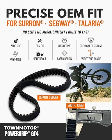 Electric Motorcycle 8M 560 Original Transmission Belt Drive Belt For Sur-Ron Surron Sur Ron Light Bee S/X Universal Parts