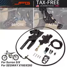Rear Hydraulic Foot Brake Caliper Pedal Lever Kit Dirt E-Bike For Surron Sur-Ron Lightbee Light Bee X S Segway X160 Motorcycle